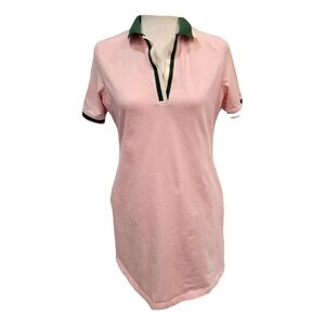 Tuckernuck Pink and Green Polo Dress